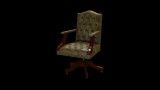 Chesterfield Gainsborough Swivel Chair karfás forgószék, premium C bőrrel
