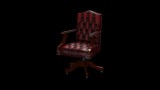 Chesterfield Gainsborough Swivel Chair karfás forgószék, standard bőrrel