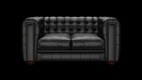 Chesterfield Kingsley 2-személyes kanapé, premium A bőrrel