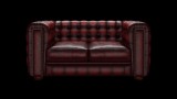 Chesterfield Kingsley 2-személyes kanapé, standard bőrrel