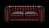 Chesterfield Kingsley 3-személyes kanapé, standard bőrrel