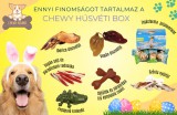 Chewy Hound Chewy húsvéti jutalomfalat Box Kutyáknak - Limitált kiadás