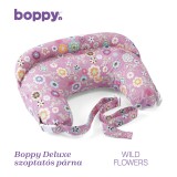 Chicco Boppy Deluxe szoptatós párna formatartó töltettel - rózsaszín