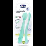 Chicco szilikon kanál 2 db kék 6 m+ (8058664061853)