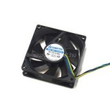 Chieftec Ventilátor AF-0825 PWM 8cm, Fekete (AF-0825PWM)