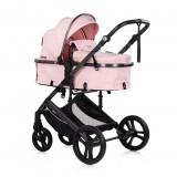 Chipolino Amore babakocsi mózessé alakítható sportrésszel - Powder pink