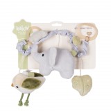 Chipolino Babajáték babakocsira és kiságyra - Elephant
