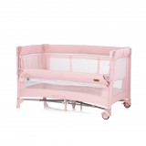 Chipolino Glory multifunkciós utazóágy - pink marshemllow