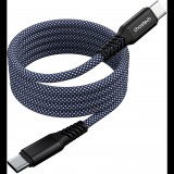 Choetech PD100W USB-C to USB-C 1M Magnet Nylon Cable--blue (XCC-1081- BE)