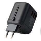 Choetech PD5008 utazó hálózati töltő 3xUSB-A 1xUSB-30W fekete (PD5008)