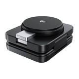 Choetech Qi2 összecsukható 3 az 1-ben mágneses töltő (T636-F) (T636-F)