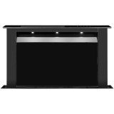 Ciarko Design Moondraft 90 cm fekete pultból kiemelkedő páraelszívó