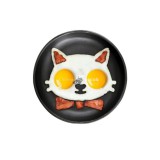 Cica Formájú Tükörtojás és Palacsintasütő Forma