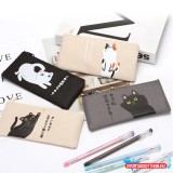 Cicás tolltartó - egy fakkos