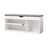 Cipőtároló pad párnázott üléssel