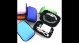 Cipzáros mini tok kábelekhez, GoPro-hoz, adapterekhez - fekete (11.5*8*4cm)