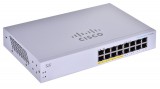 Cisco CBS110 L2 Gigabit Ethernet (10/100/1000) PoE támogatás 1U Szürke