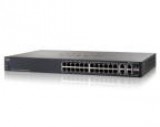 Cisco SF300-24P 24-port 10/100 PoE Managed Switch w/Gig Uplinks