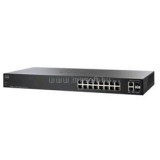Cisco SG250-18 16port GbE LAN 2x GbE SFP Smart menedzselhető switch (SG250-18-K9-EU)