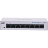 CISCO Switch 8 port - CBS110-8T-D-EU (SG110D-08-EU utódja) (CBS110-8T-D-EU)