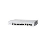 Cisco switch 8 port sfp, ext ps, 2x1g combo - cbs350-8s-e-2g-eu ( sg350-10sfp-k9-eu utódja )