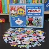 Citera Puzzle Gömbi és Vendel 2*24 db
