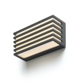 CLAIRE 21 fali lámpa antracit opálakril 230V LED 9W IP54 3000K