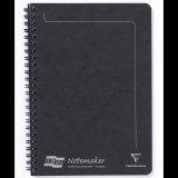 Clairefontaine Europa A5, vonalas, 60 lap, fekete (4852Z)
