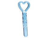 Clarity - üveg dildó szíves fogantyúval (átlátszó)