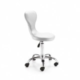 Classic háttámlás forgózsámoly fehér XS800342