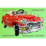 Classic JCarClassic Elektromos Kisautó Lakk-Piros