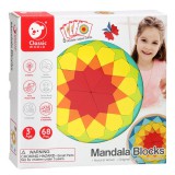 Classic World Mandala készítő fa puzzle