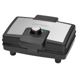 Clatronic WA 3606 800W Tapadásmentes Fekete-Ezüst gofrisütő