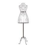 Clayre & EEf Fém próbababa 40x30x152cm, barna