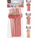 CleanDepo Papír szívószál 16 db-os