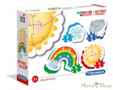 Clementoni 4 az 1-ben Bébi sziluett puzzle (2,3,4,5 db-os) - Időjárás