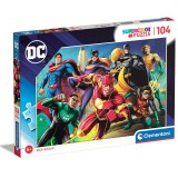 Clementoni DC Comics: Az igazság ligája Supercolor puzzle 104db-os (25721) (clem25721) - Kirakós, Puzzle