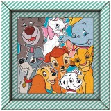 Clementoni Disney állatfigurák 60db-os puzzle kerettel (38804) (CL38804) - Kirakós, Puzzle