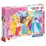 Clementoni Disney hercegnők 30 db-os puzzle (08503) (CL08503) - Kirakós, Puzzle