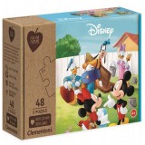 Clementoni Disney Mickey egér puzzle 3x48db-os (25256) (CL25256) - Kirakós, Puzzle