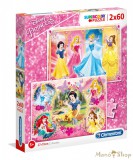 Clementoni Disney Princess 2 x 60 db-os puzzle