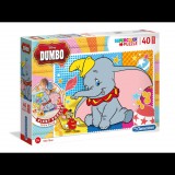 Clementoni Dumbó 40db-os padló puzzle (25461) (cl25461) - Kirakós, Puzzle