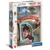 Clementoni Harry Potter és a repülo autó Supercolor 104db-os puzzle (25724) (CL25724) - Kirakós, Puzzle
