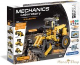 CLEMENTONI Mechanikai labor Bulldózer 10 az 1-ben építőjáték