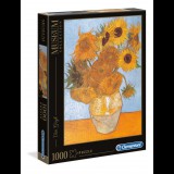Clementoni Museum Collection: Vincent Van Gogh - Váza tizenkét napraforgóval 1000db-os puzzle (31438) (c31438) - Kirakós, Puzzle