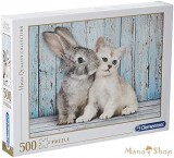 Clementoni - Nyuszi és Cica 500 db-os Puzzle