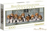 Clementoni - Panoráma Puzzle - Beagle kiskutyák 1000 db-os Puzzle