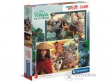 Clementoni SuperColor puzzle Raya és az utolsó sárkány, 2x60 db-os (8005125216161)