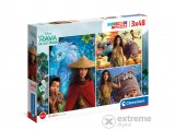 Clementoni SuperColor puzzle Raya és az utolsó sárkány, 3x48 db-os (8005125252596)