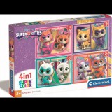 Clementoni Szupercicák Puzzle 4 az 1-ben (WZCLET0UC021531)